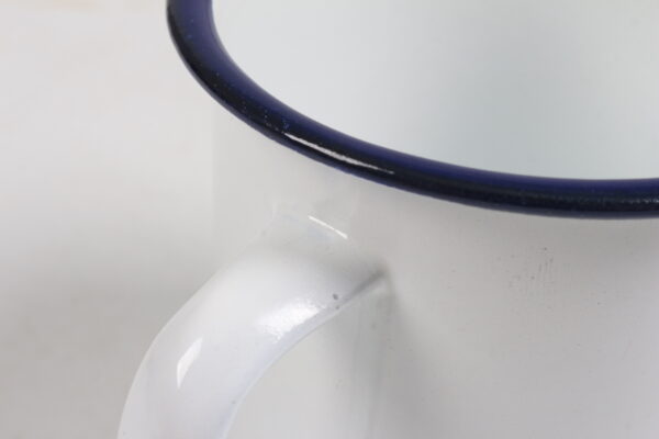 14oz Sublimation Enamel Cup with Black top rim - Image 5