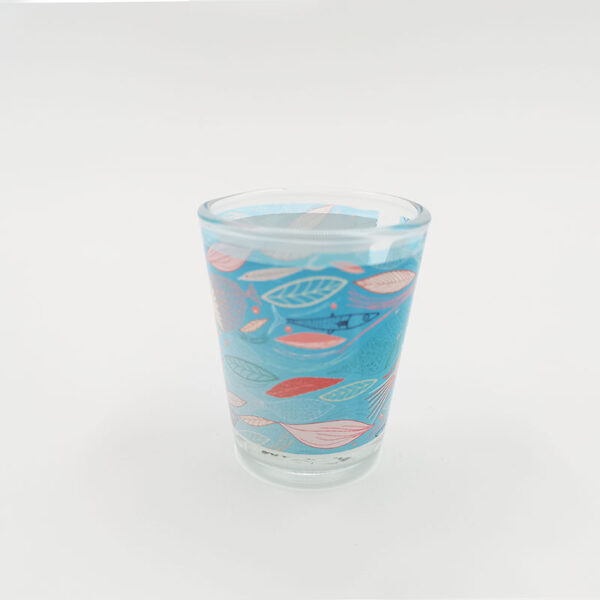 1.5oz Shot Glass Mug with Gold Rim - Image 2