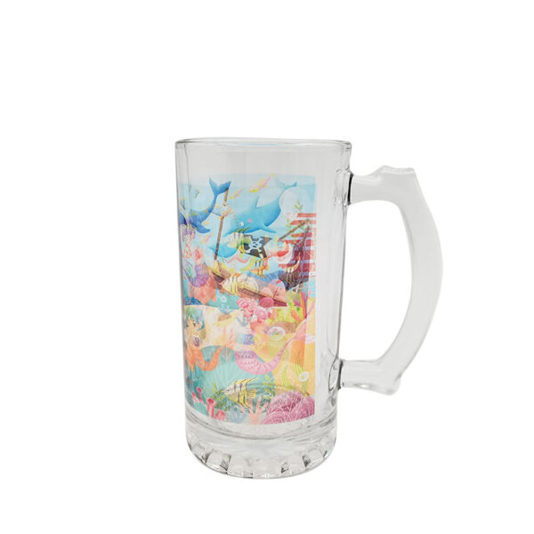 16oz Glass Beer Mug(Clear)
