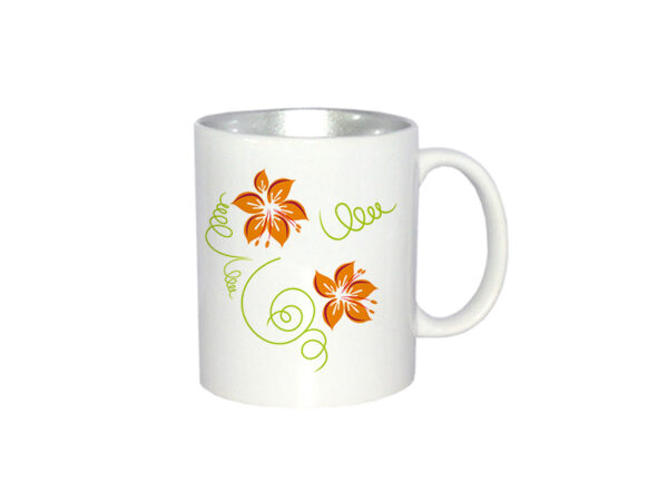 11oz Two-Tone Color Mug - Gold/Silver
