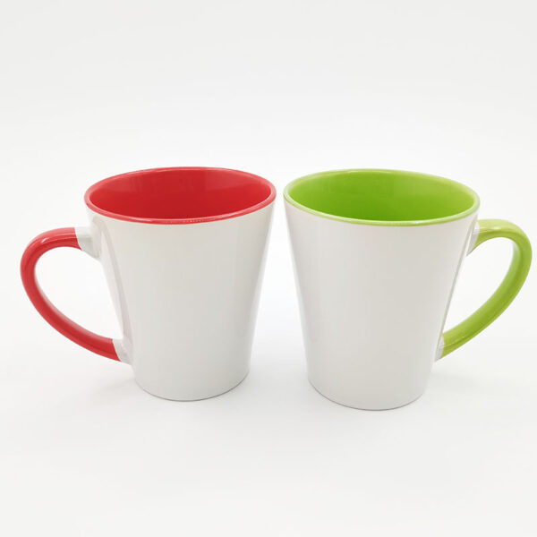 12oz Inner Rim Color Mug (Cone-shape) - Image 2