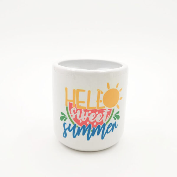 11oz Heart Shape Handled White Mug