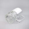 20oz Glass Beer Mug with White Patch - Image 3
