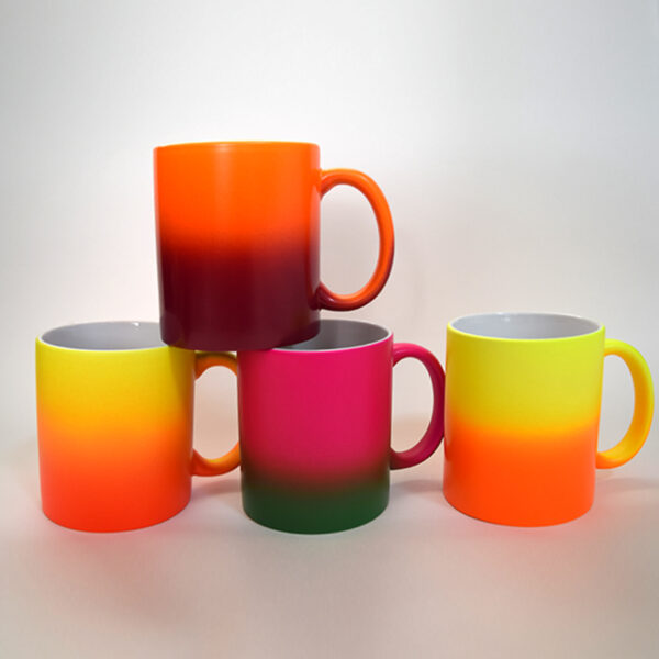 11oz Gradient Bottom Fluorescent Mug