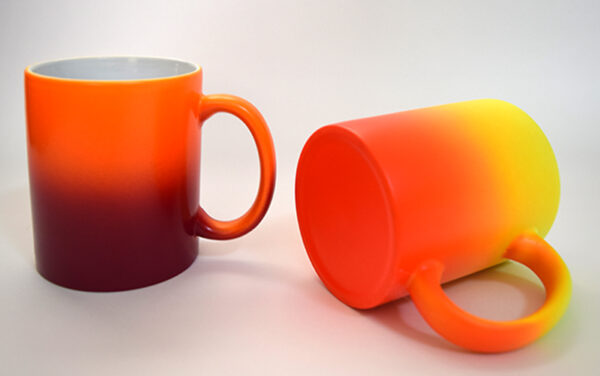 11oz Gradient Bottom Fluorescent Mug - Image 2