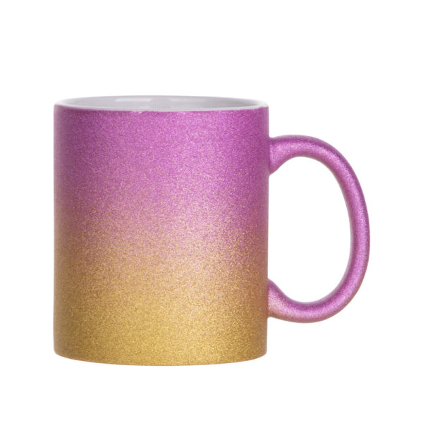 11oz Gradient Bottom Glitter Mug - Image 7